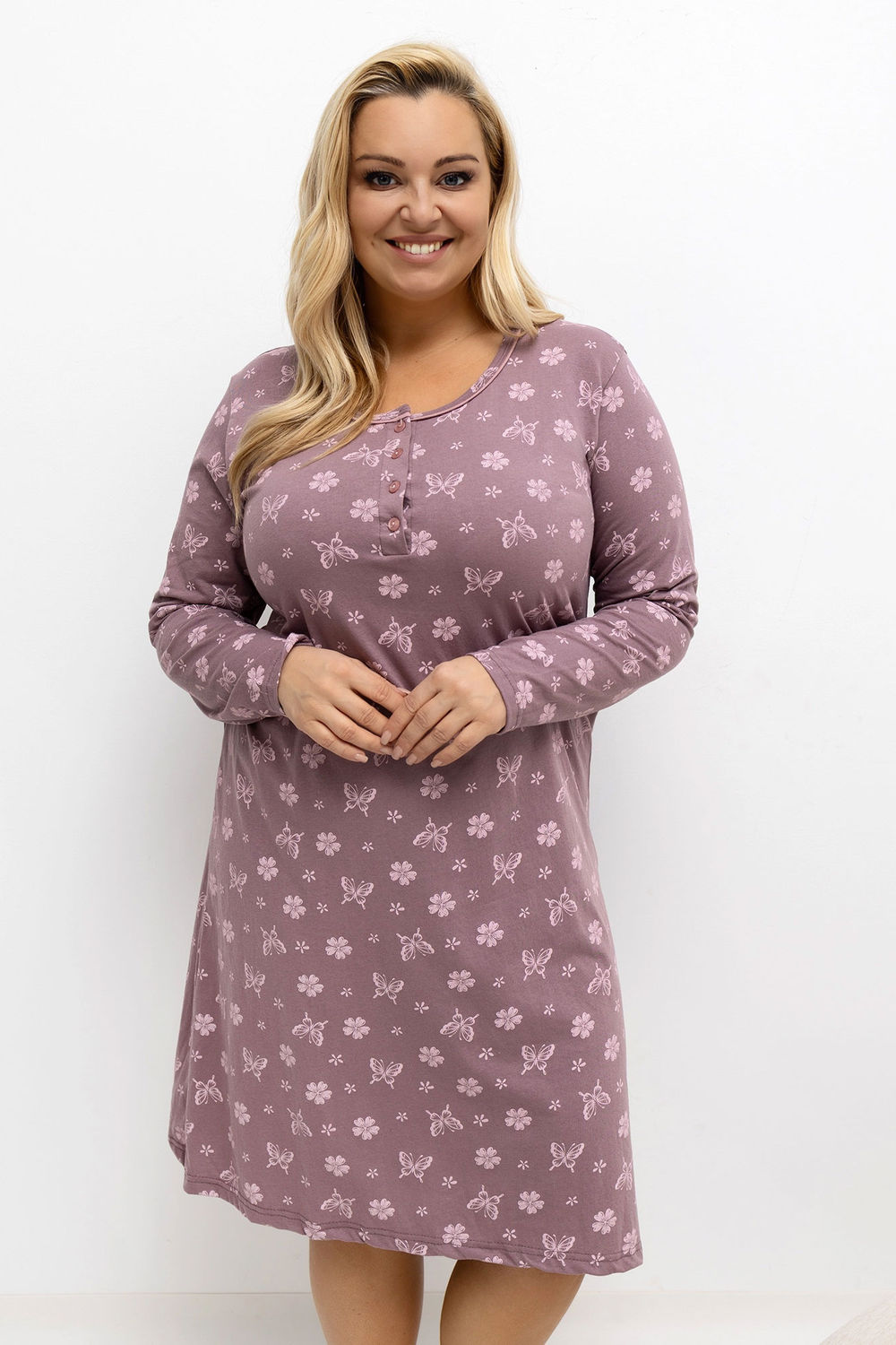 Nachtjapon Plus Size model 221200 Forever Pink Nachtjapon Plus Size model 221200 Forever Pink