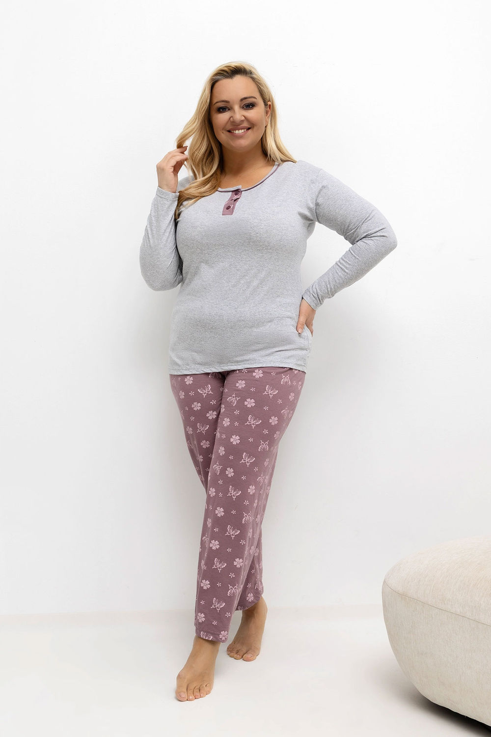 Plus Size Pyjama model 221187 Forever Pink Plus Size Pyjama model 221187 Forever Pink