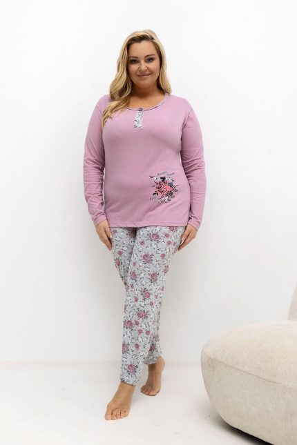Plus Size Pyjama model 221188 Forever Pink