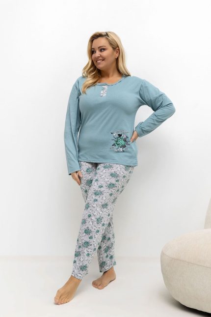 Plus Size Pyjama model 221190 Forever Pink