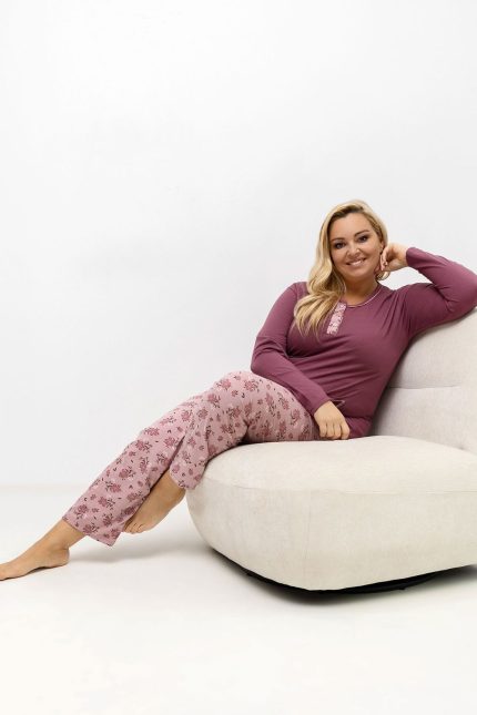 Plus Size Pyjama model 221191 Forever Pink
