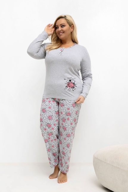 Plus Size Pyjama model 221194 Forever Pink