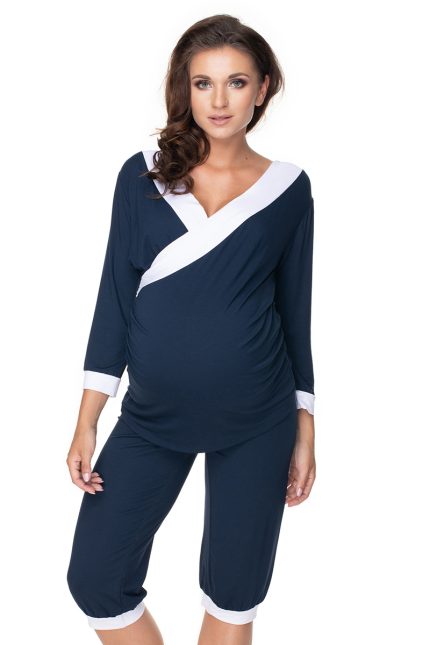 Zwangerschaps pyjama model 138236 PeeKaBoo