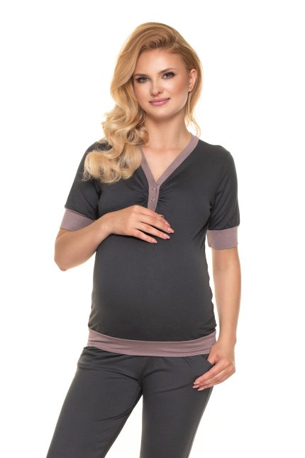 Zwangerschaps pyjama model 157826 PeeKaBoo